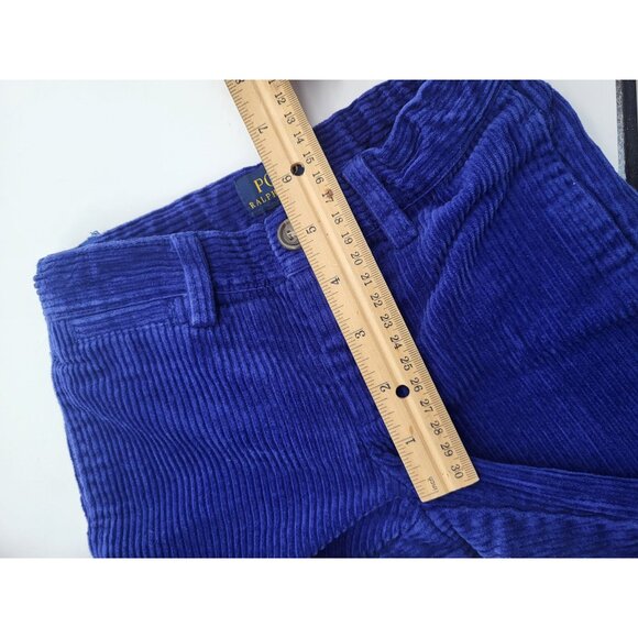 POLO Ralph Lauren Boys 3T Blue Corduroy Pants Holiday School Pic Church Preppy - Picture 10 of 11